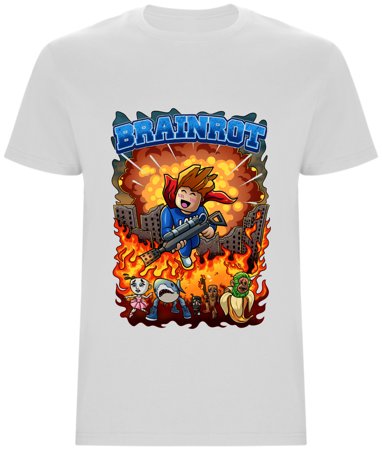 🔥 Limited - BRAINROT - T-SHIRT + signierte Autogrammkarte