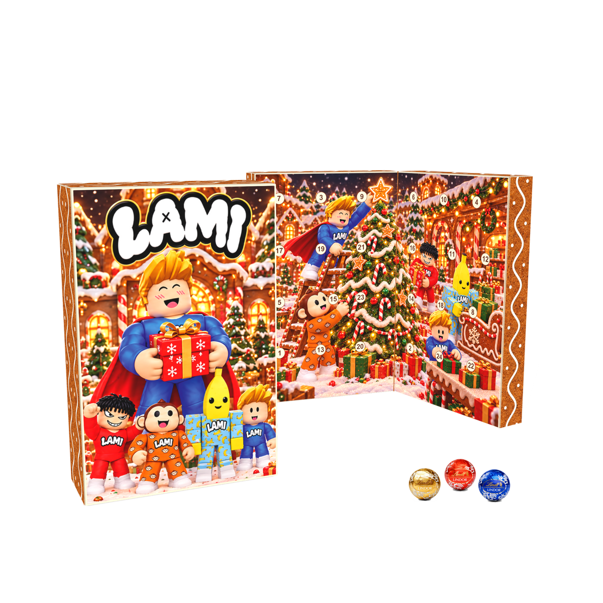 LAMI - Lindt Adventskalender 2026 + Autogrammkarte & Gewinnspiel