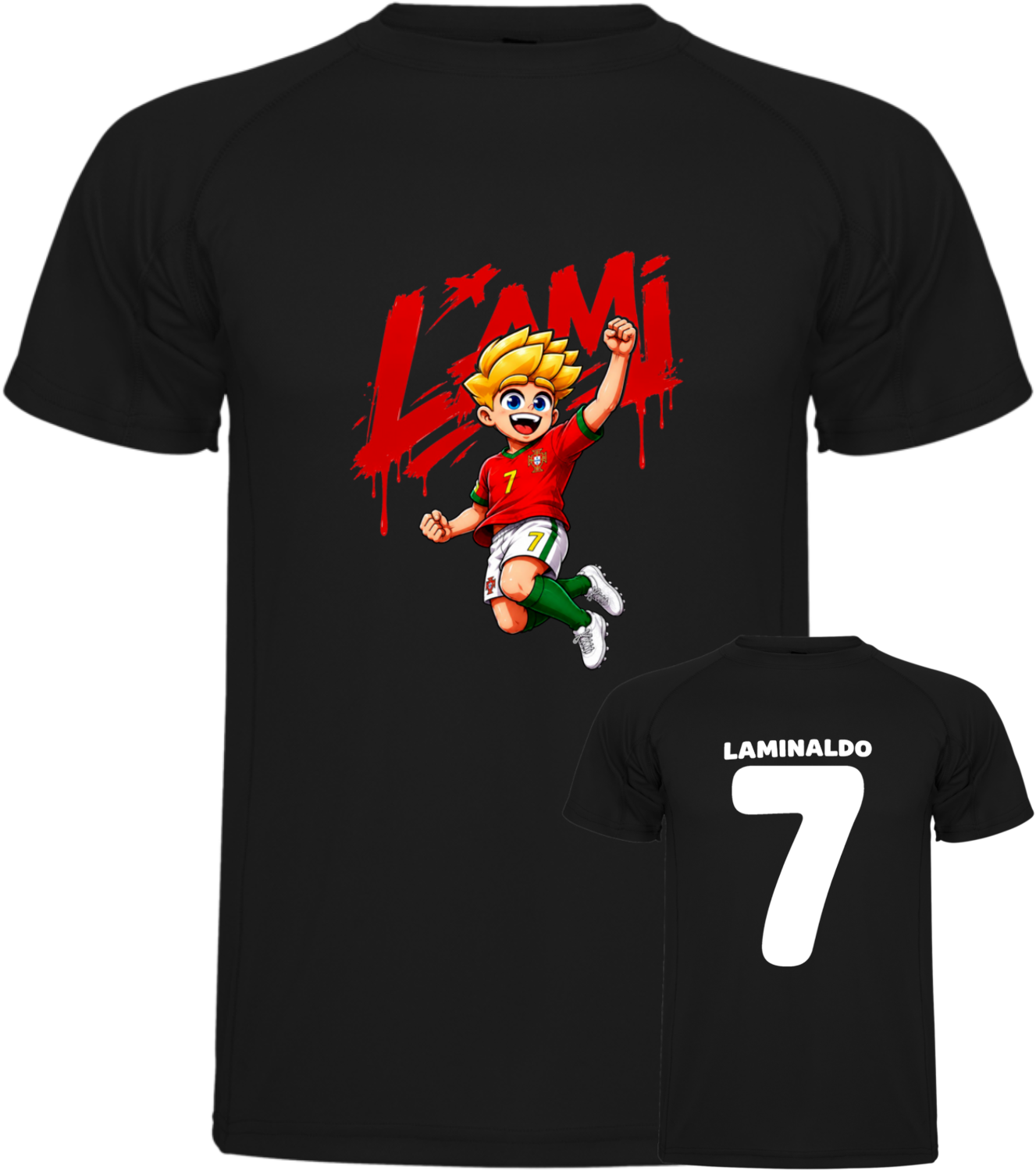 LAMI - Fußball WM 2026 Bundle Trikot + Trinkflasche + Squishy + Autogrammkarte