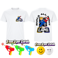 LAMI – RIVALS 2.0 Bundle - T-Shirt + Squishys + Space Gun + Autogrammkarte + Sticker